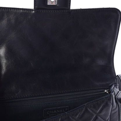 Chanel Lambskin Quilted Messenger Bag Dark Navy 8 of 14