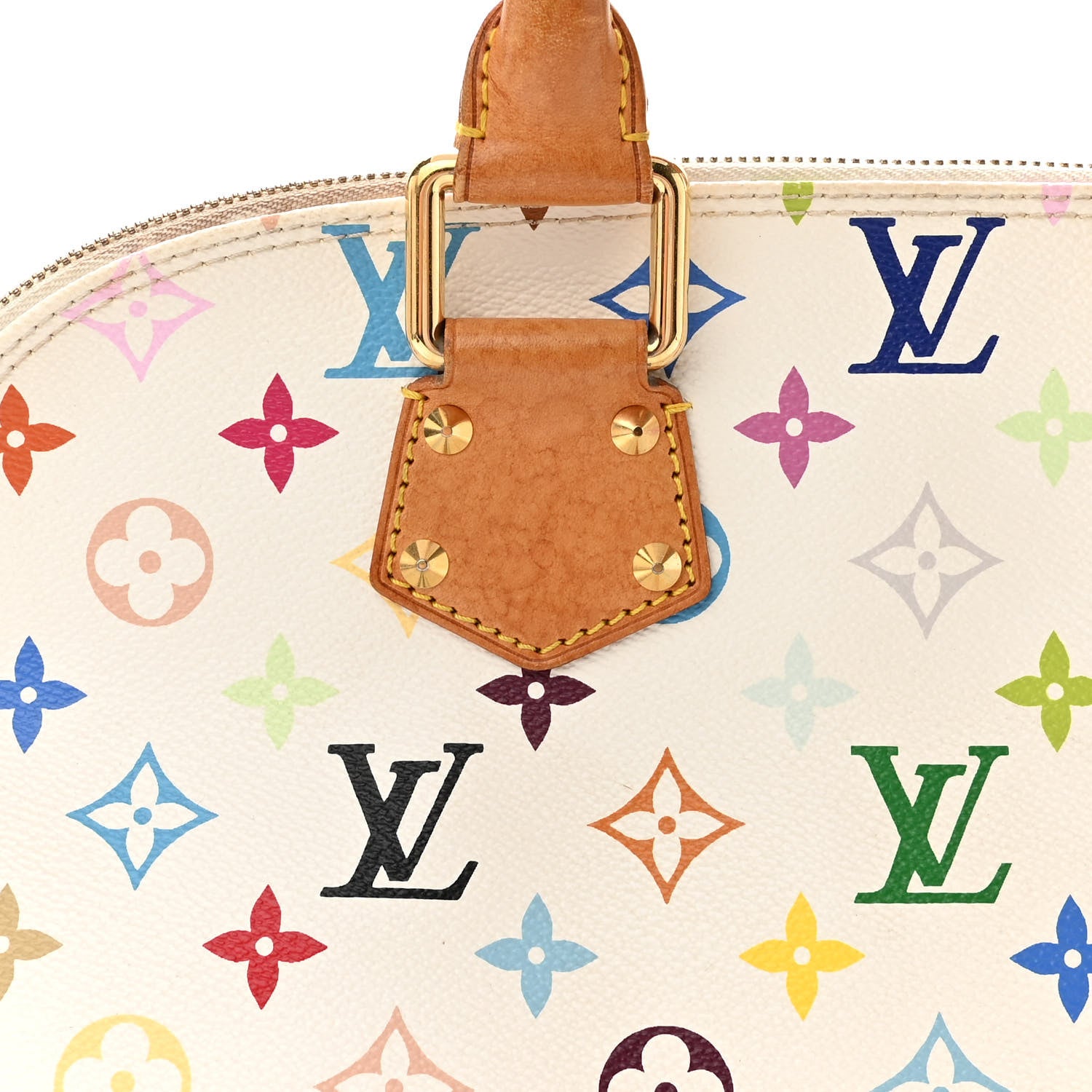 Louis Vuitton Monogram Multicolor Alma White 11 of 12