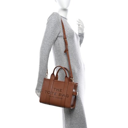 Marc Jacobs Grained Calfskin Small The Tote Bag Argan Oil 2 of 14