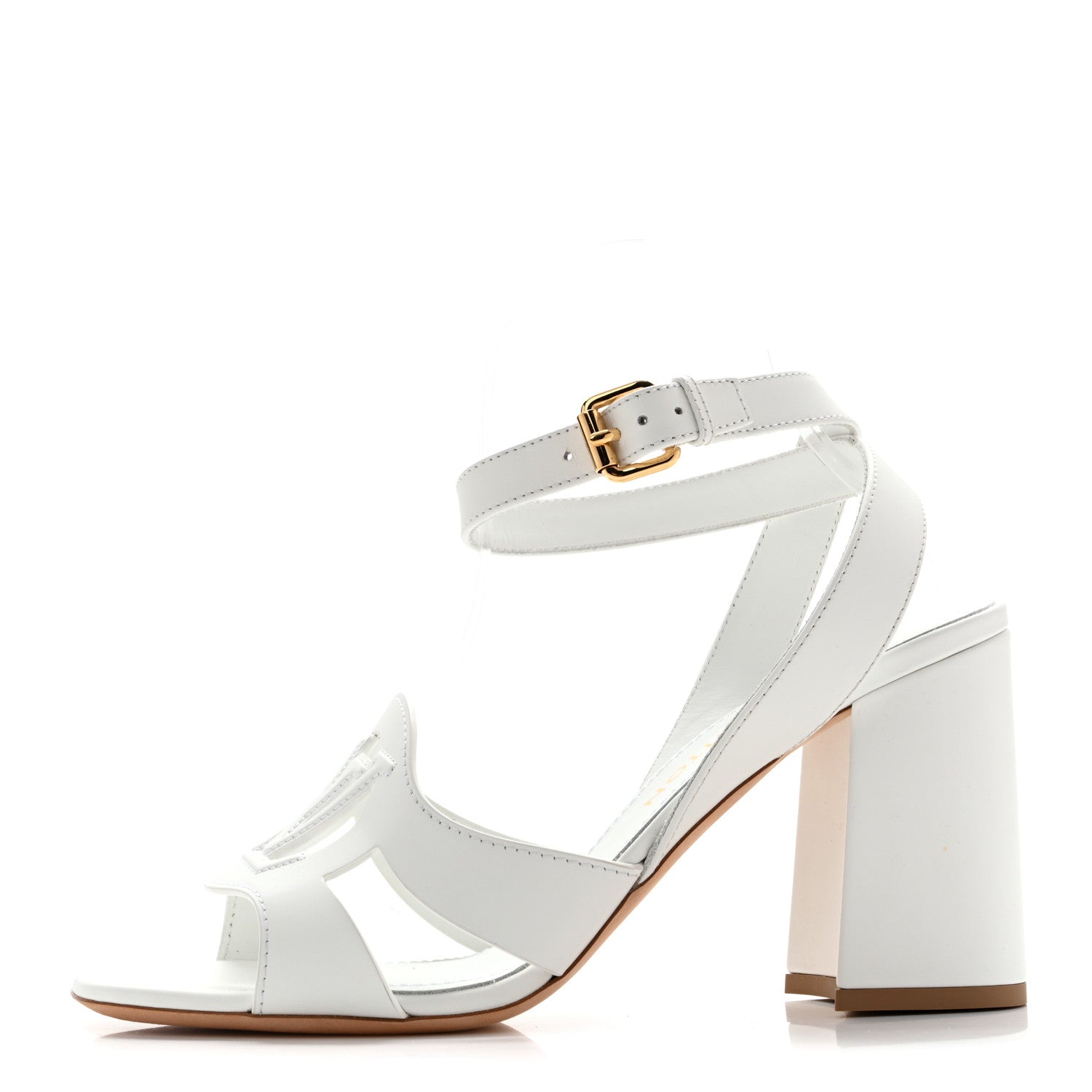Louis Vuitton Calfskin LV Isola Sandals 40 White 1 of 10