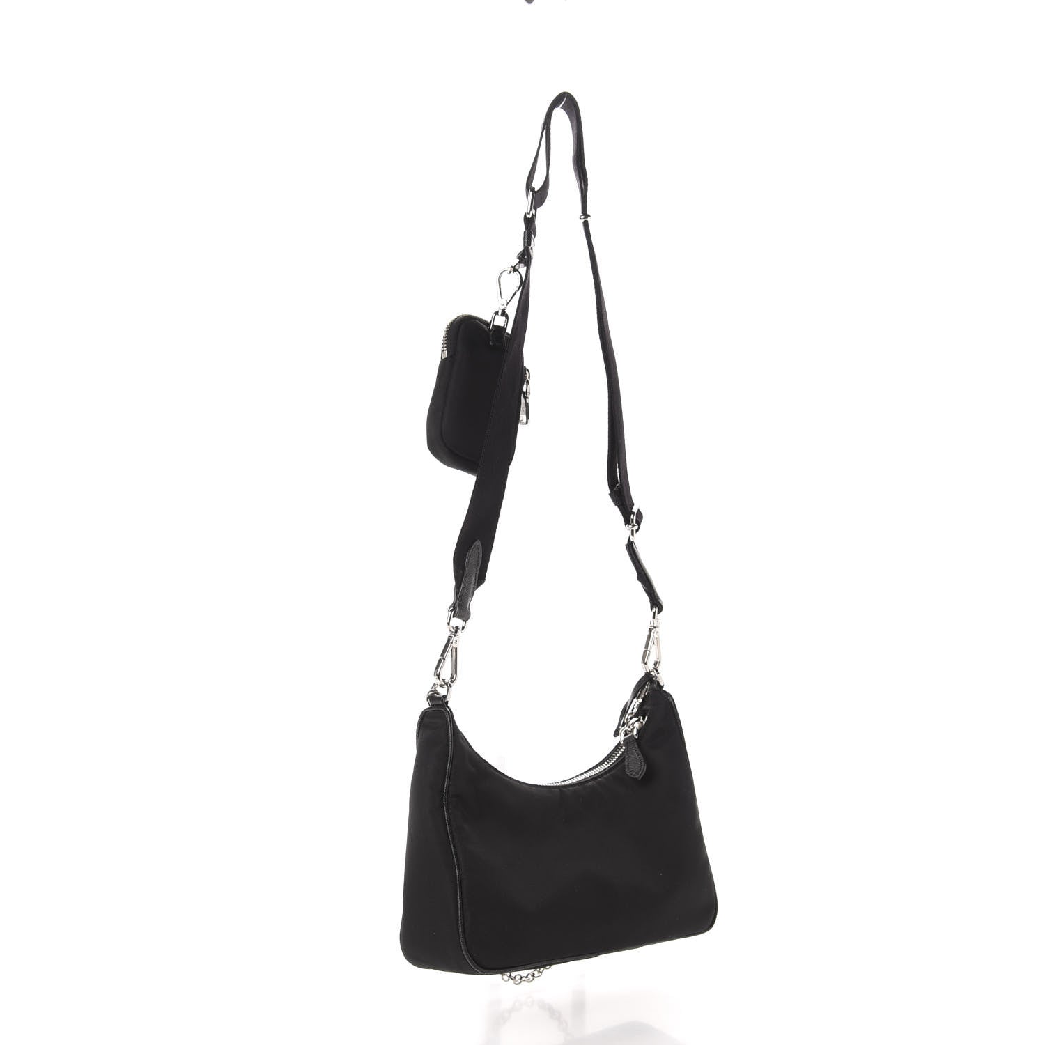 Prada Nylon Re-Edition 2005 Shoulder Bag Black 3 of 11
