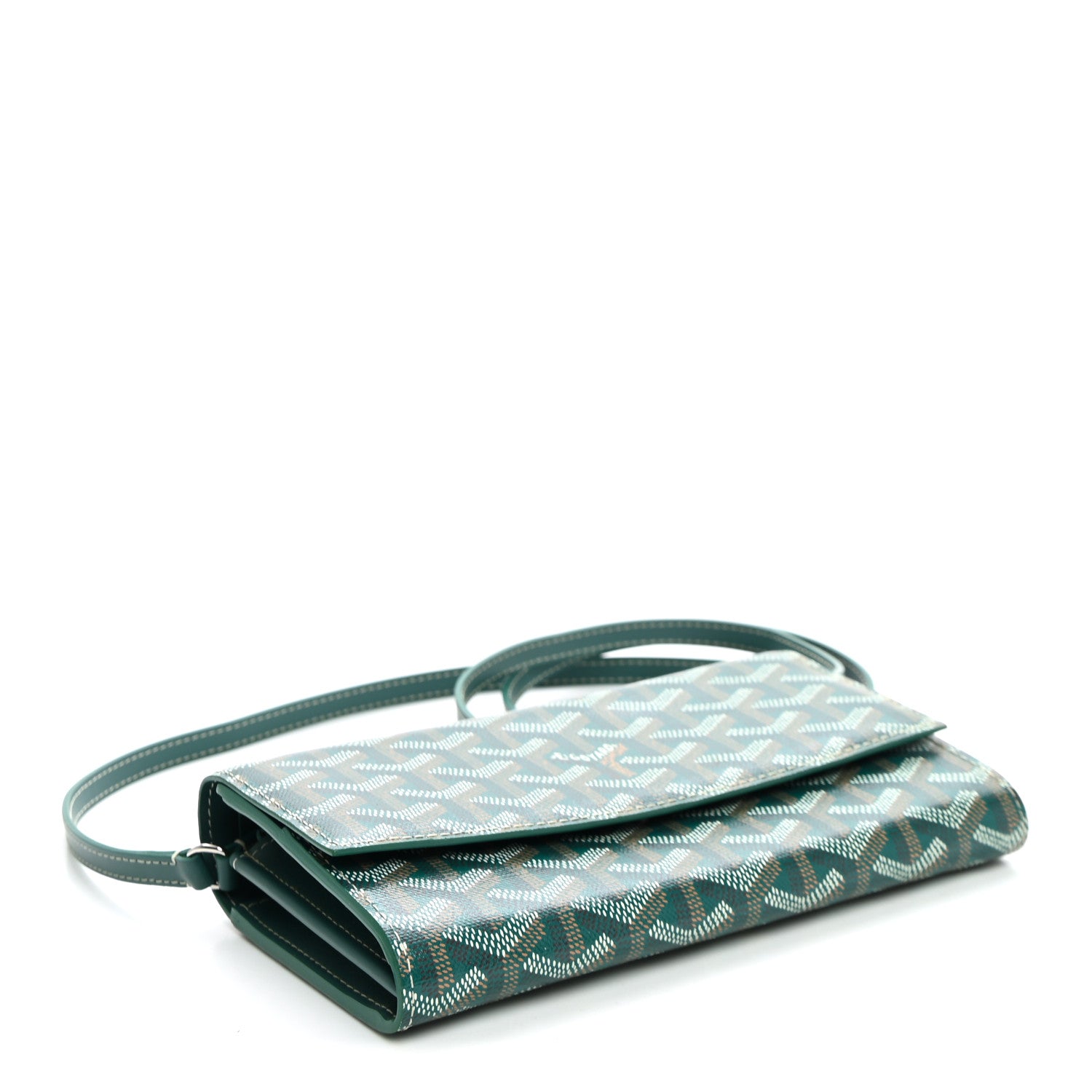 Goyard Goyardine Varenne Continental Wallet Green 4 of 9