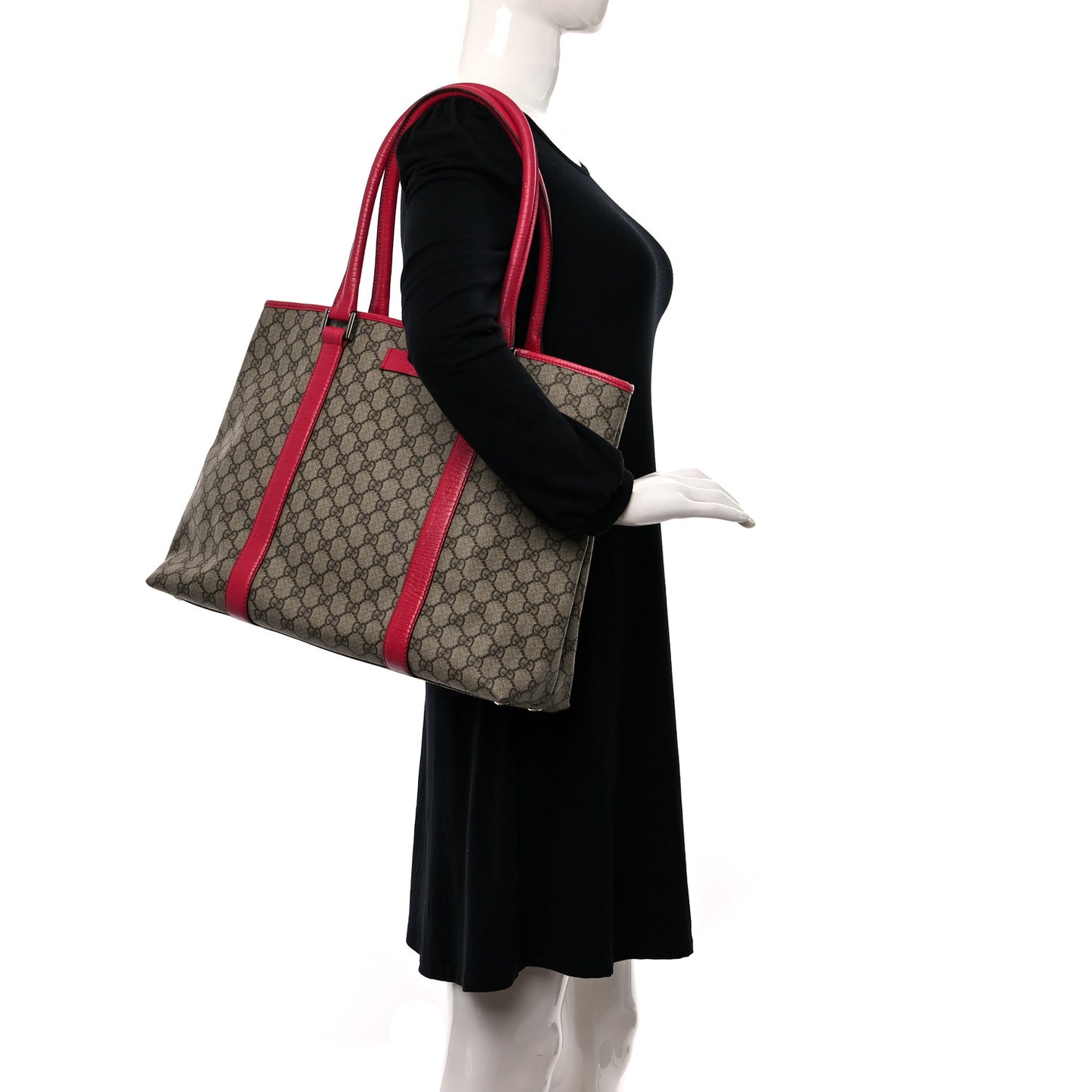 GG Plus Monogram Medium Joy Tote Hot Pink