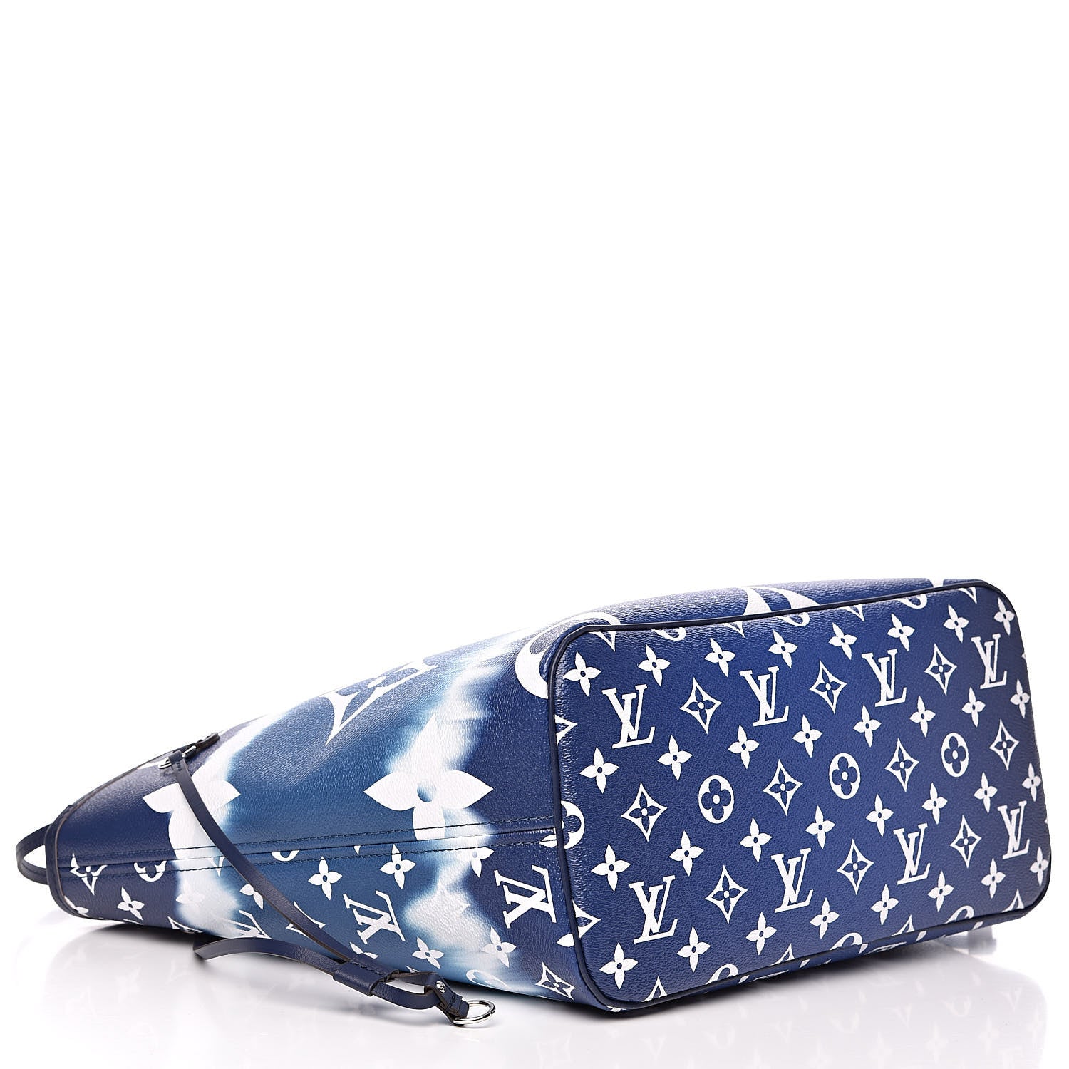 Louis Vuitton Monogram Escale Neverfull MM Blue 4 of 10