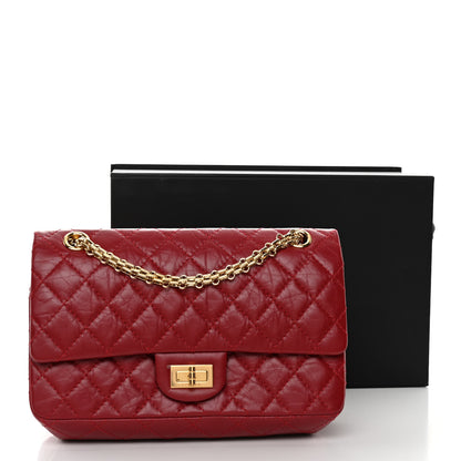 Chanel Aged Calfskin Quilted 2.55 Reissue 225 Flap Red 10 of 10