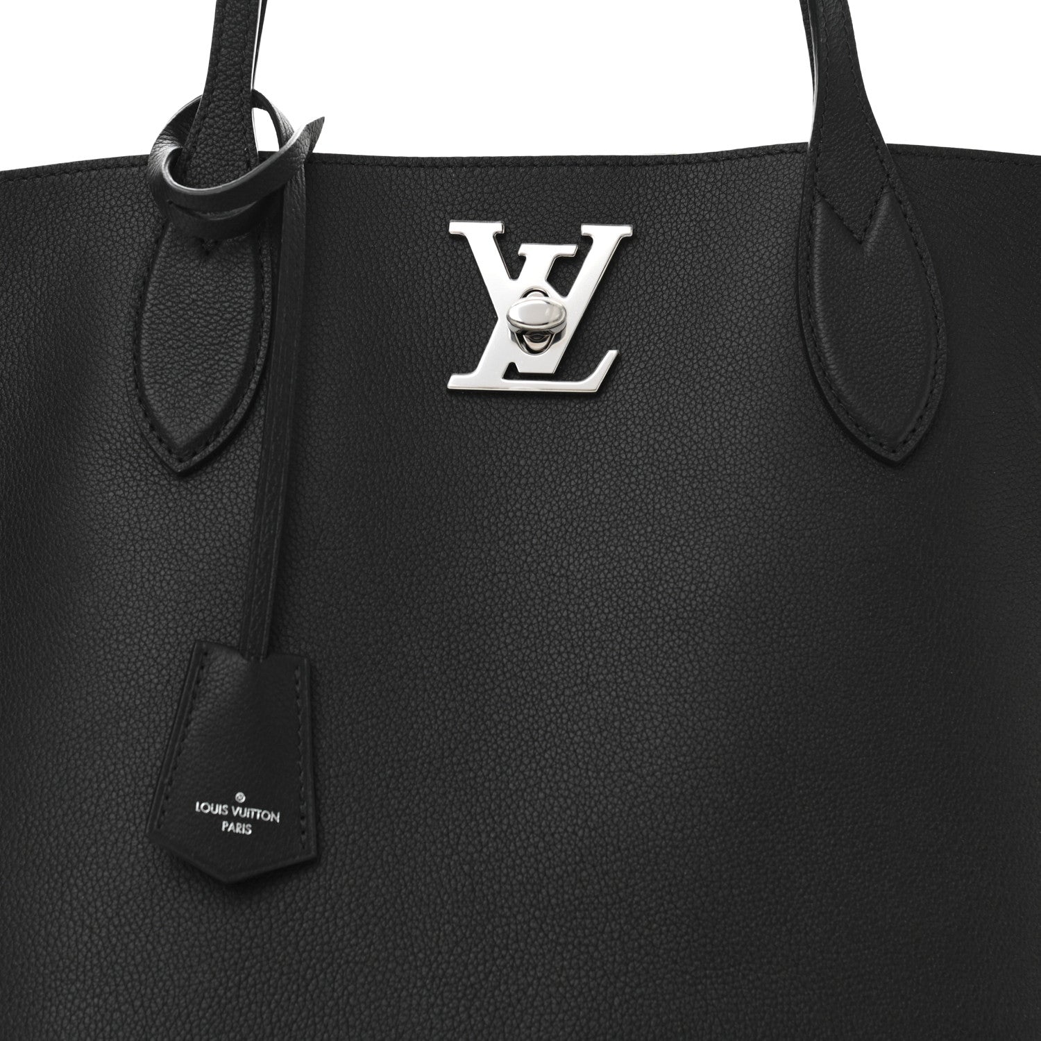 Louis Vuitton Calfskin Lockme Go Tote Black 1086109 – FASHIONPHILE