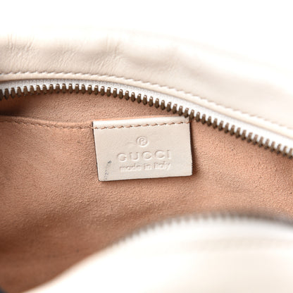 Gucci Calfskin Matelasse Small GG Marmont Chain Shoulder Bag White 8 of 14