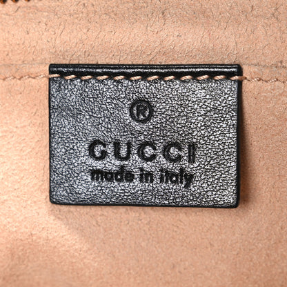 Gucci Calfskin Matelasse Small GG Marmont Chain Shoulder Bag Black 6 of 10