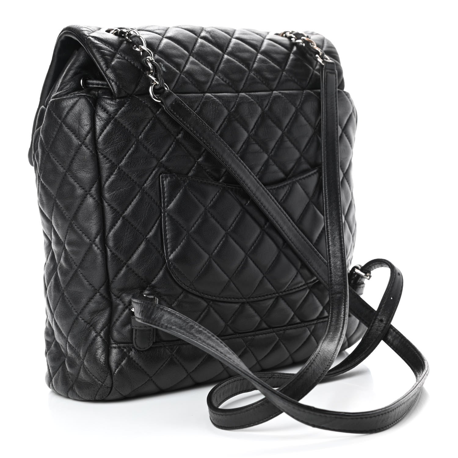 Chanel Calfskin Quilted Large Urban Spirit Backpack Black 2 of 5