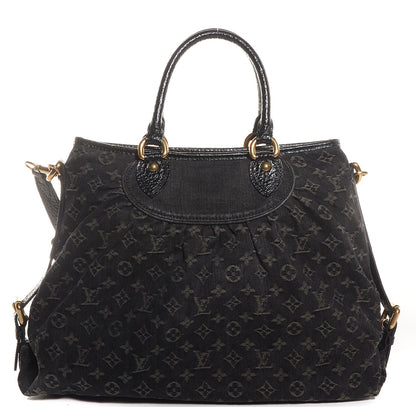 Louis Vuitton Denim Neo Cabby GM Black 1 of 7