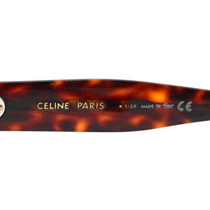 Celine Acetate Polarized Oversized Sunglasses CL4055FN Tortoise 5 of 6