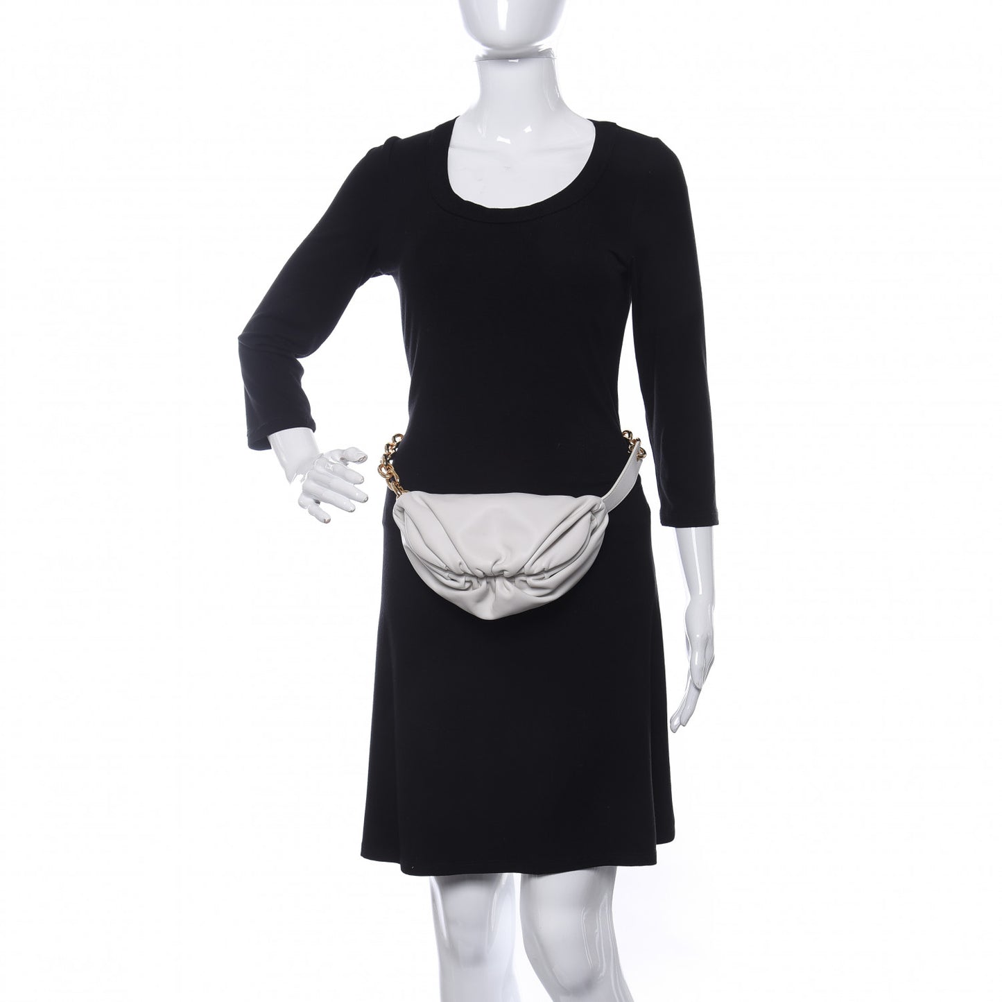 Nappa The Belt Chain Pouch Chalk