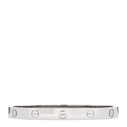 Cartier 18K White Gold LOVE Bracelet 17 1 of 4