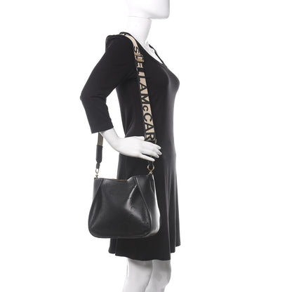 Stella McCartney Eco Alter Nappa Perforated Logo Mini Crossbody Black 2 of 8