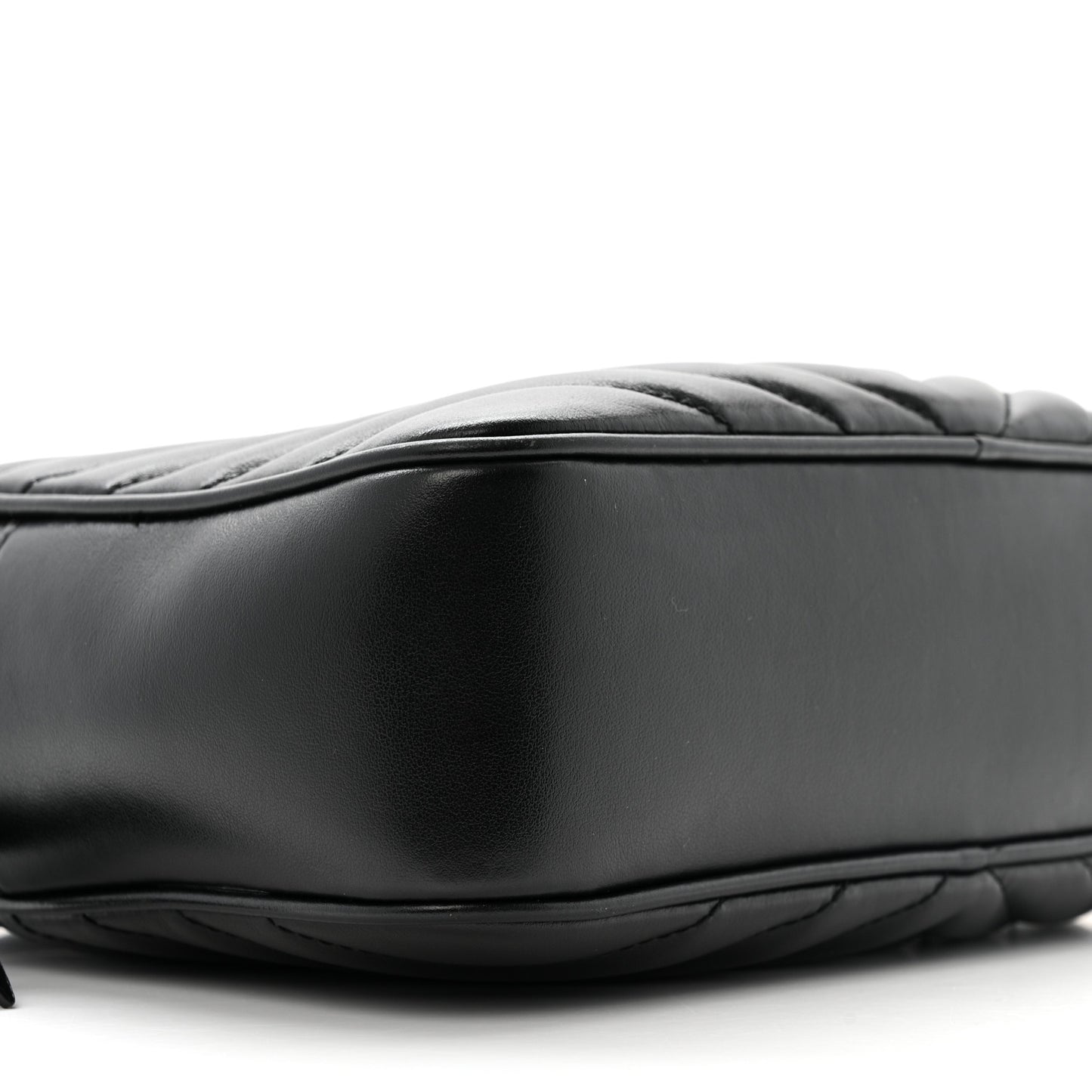 Calfskin Matelasse Monogram Lou Camera Bag Black