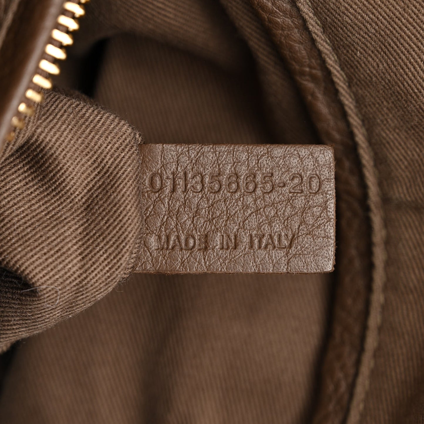 Calfskin Medium Marcie Satchel Brown Seed
