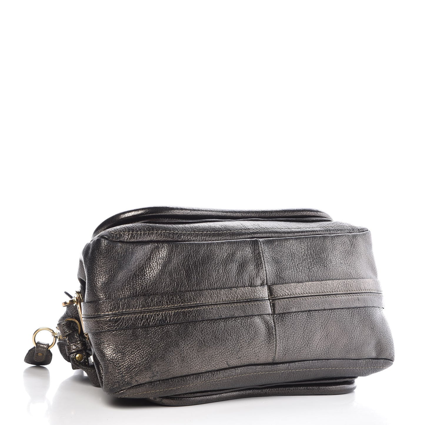 Metallic Calfskin Medium Paraty Bronze