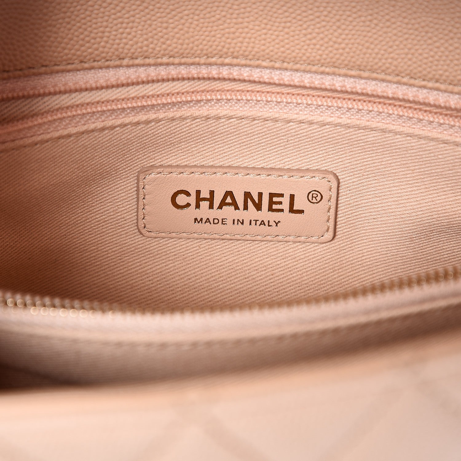 Chanel Caviar Quilted Small Coco Handle Flap Light Beige 7 of 13