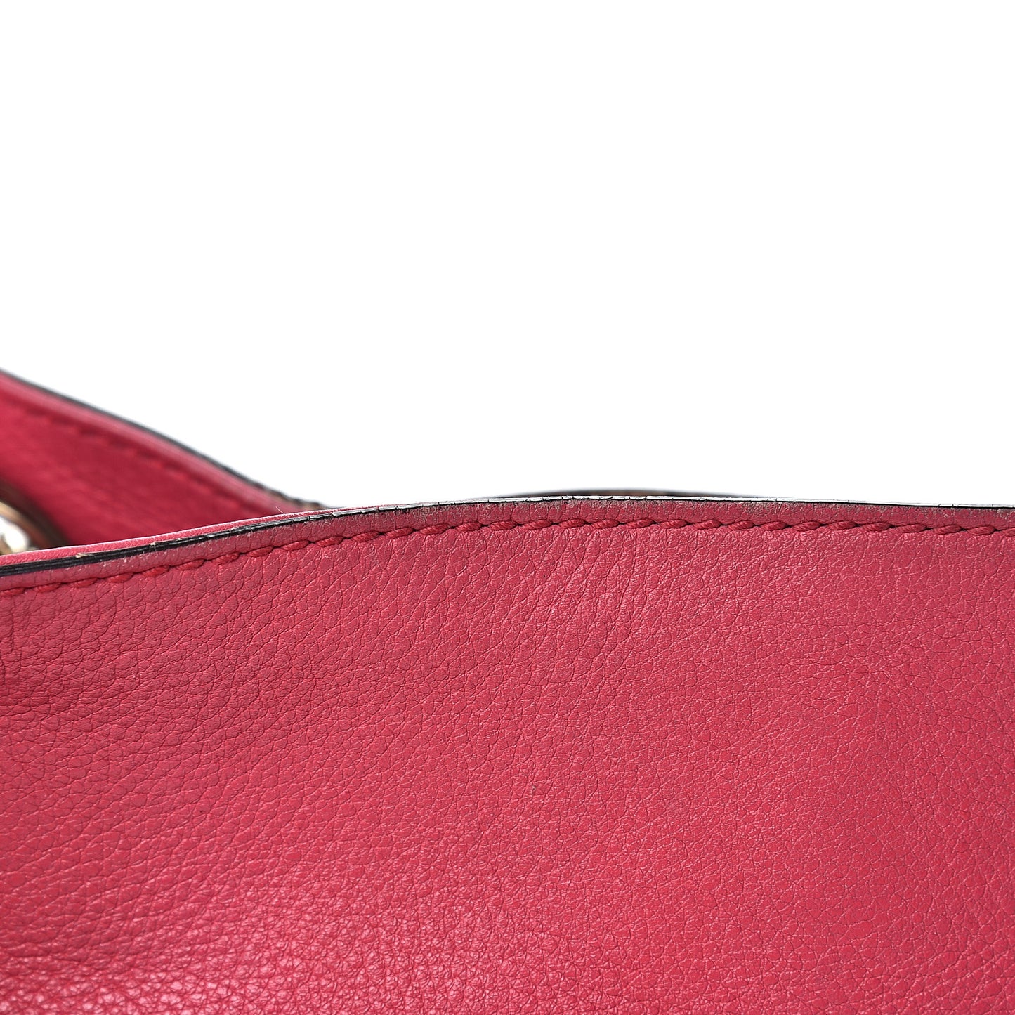 Pebbled Calfskin Medium Soho Chain Shoulder Bag Pink