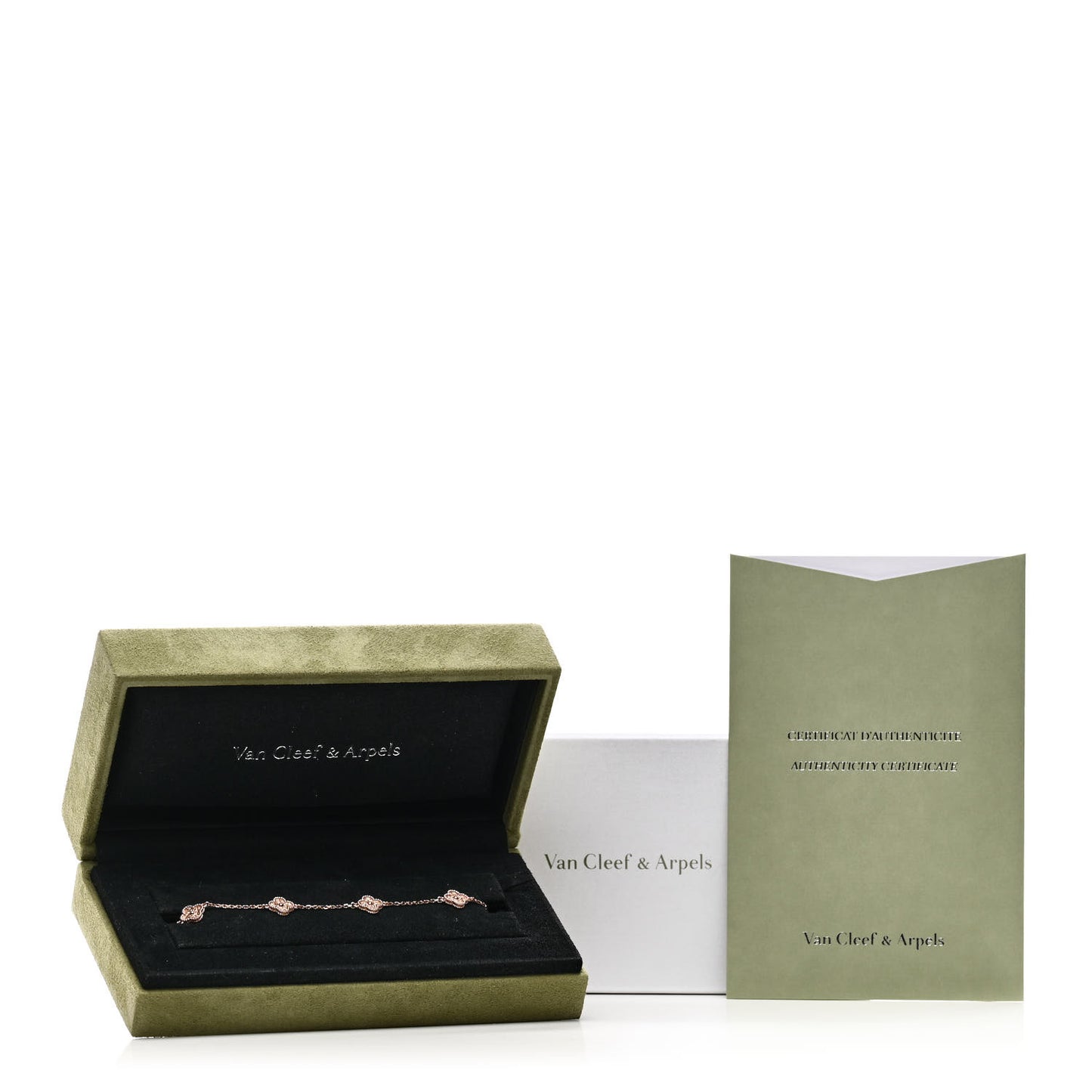 18K Rose Gold 6 Motifs Sweet Alhambra Bracelet