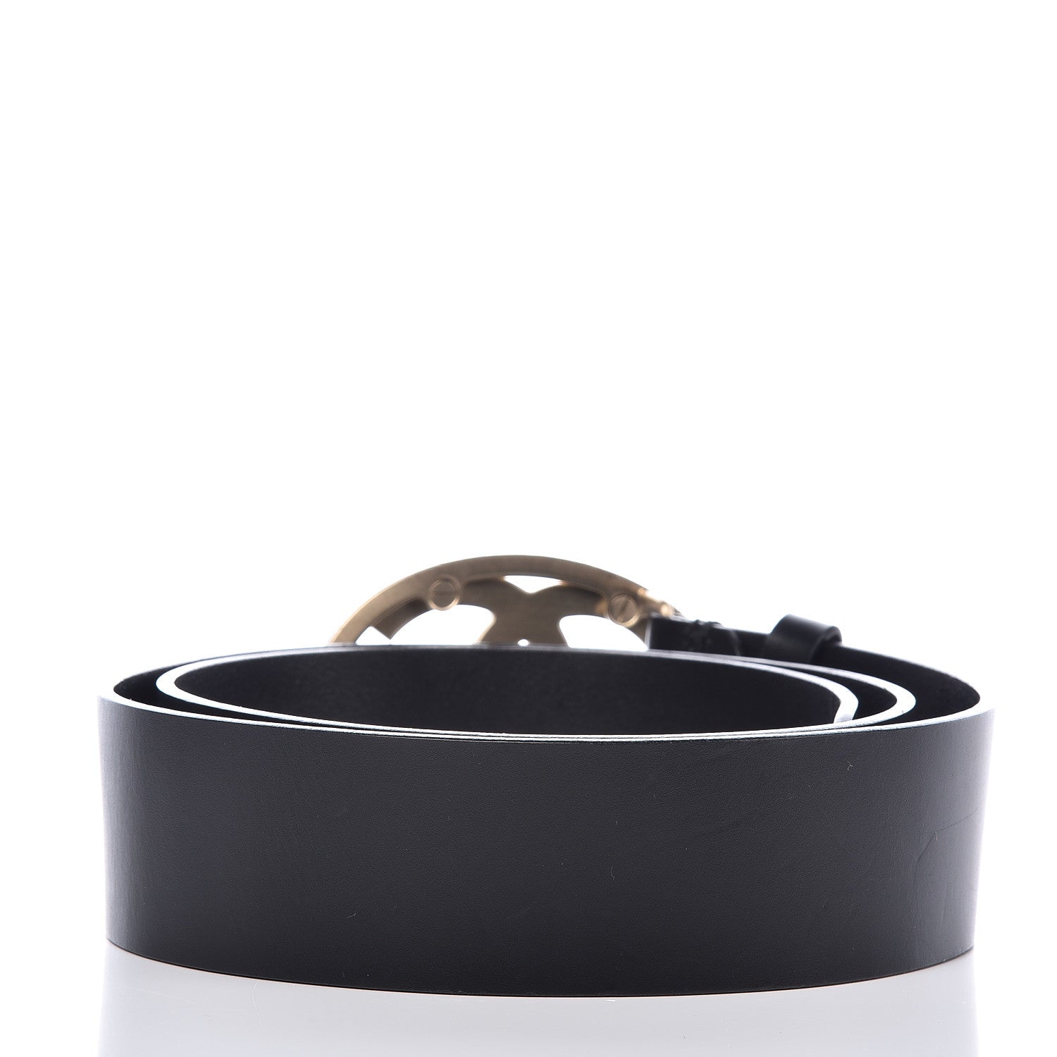 Chanel Calfskin CC Belt 85 34 Black 3 of 8