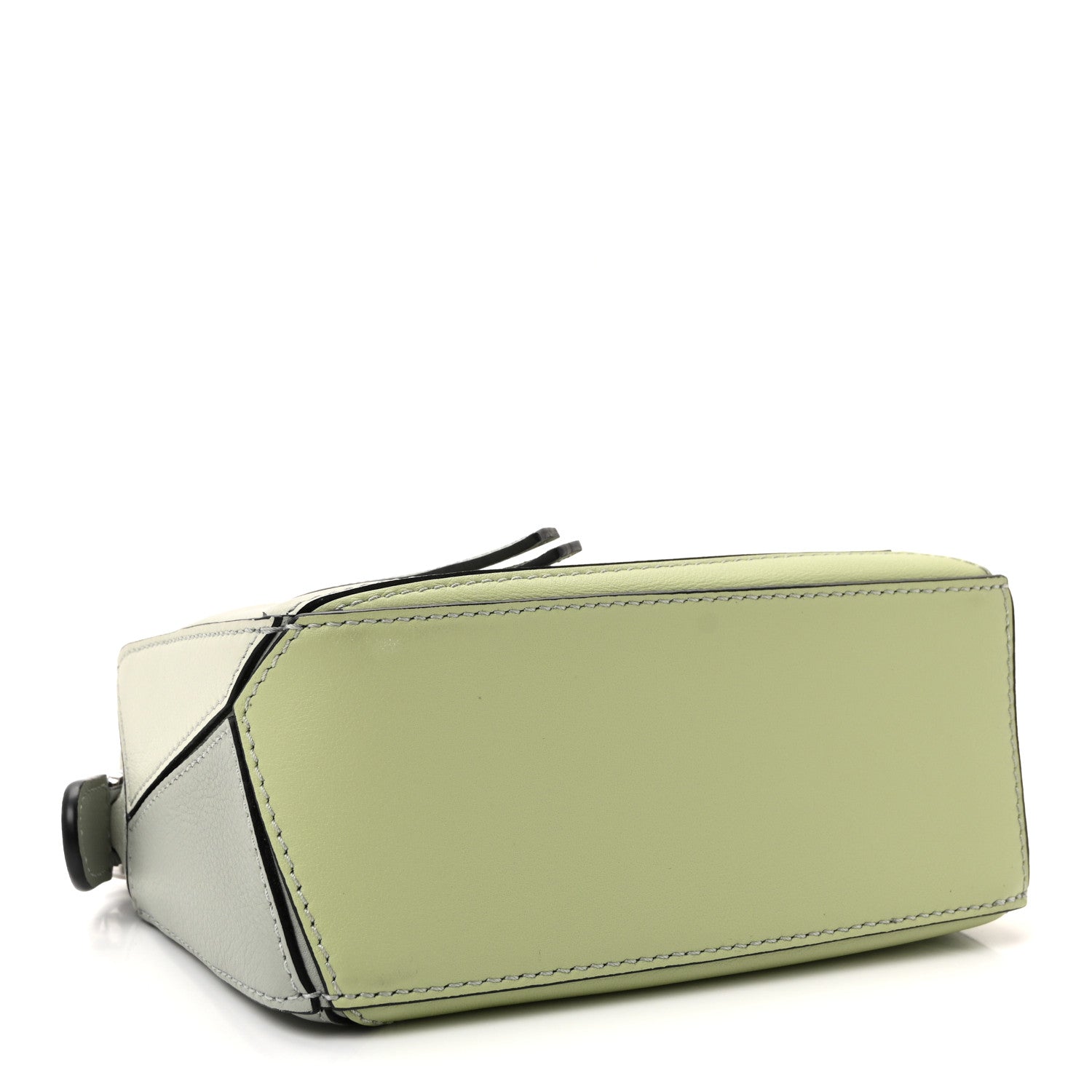 Loewe Calfskin Mini Puzzle Bag Ash Grey Light Celadon 1811251