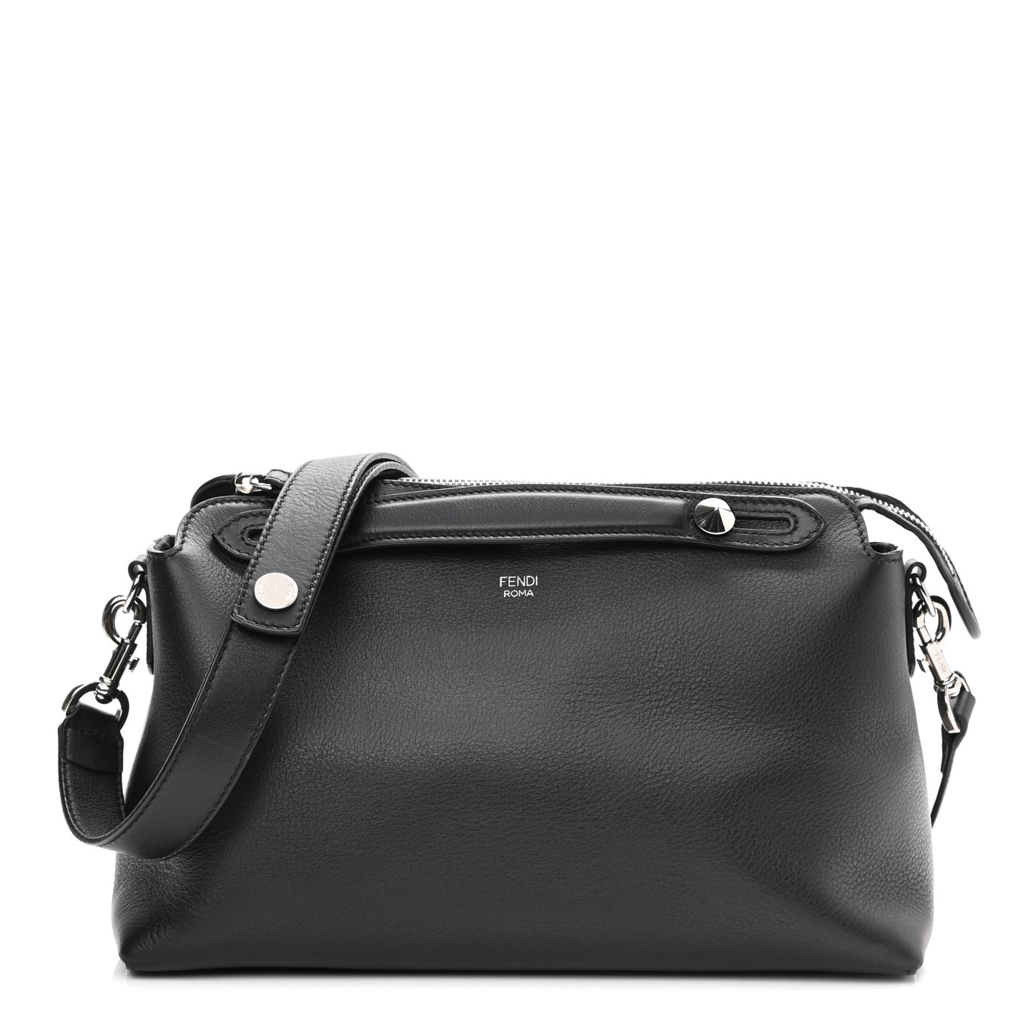 Vitello Dolce Medium By The Way Boston Bag Black