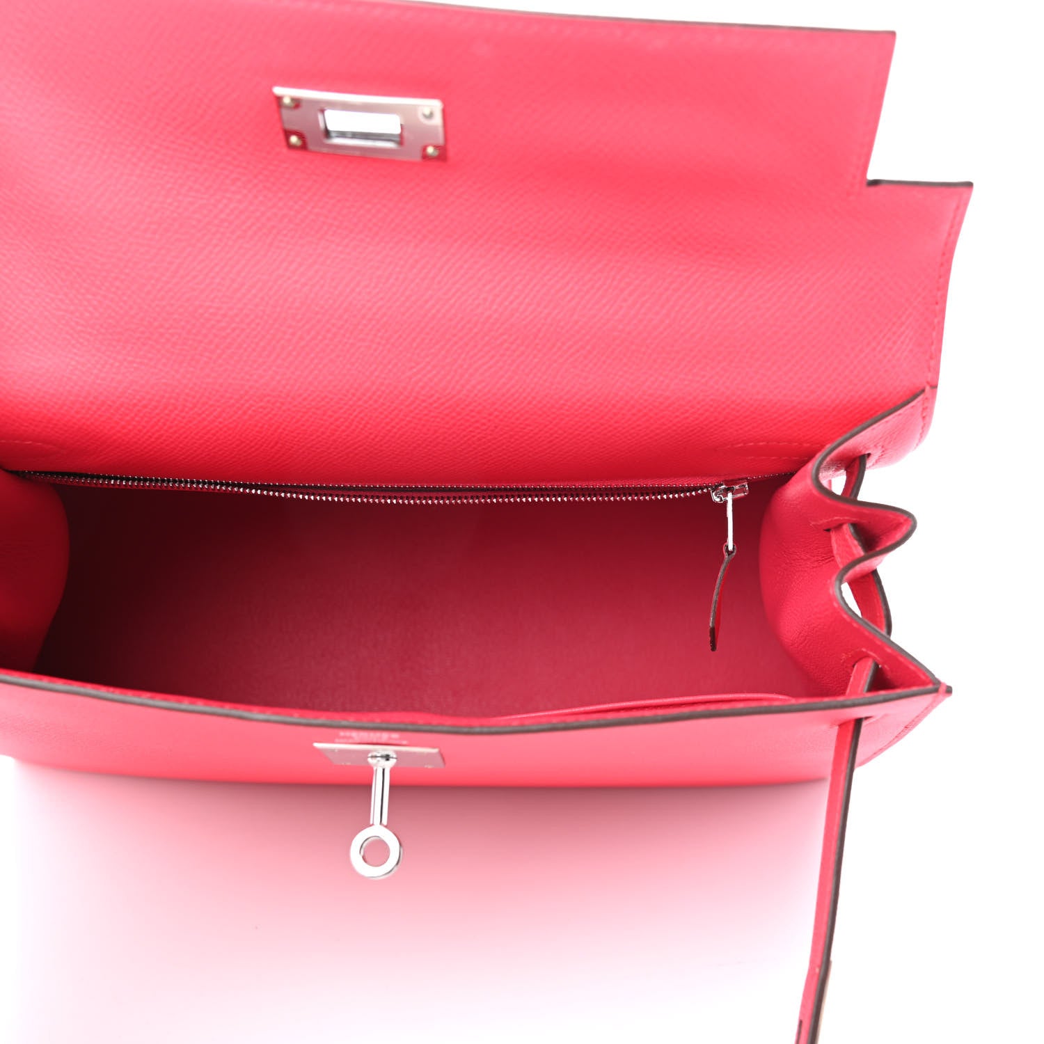 Hermes Epsom Kelly Sellier 28 Rose Extreme 6 of 11