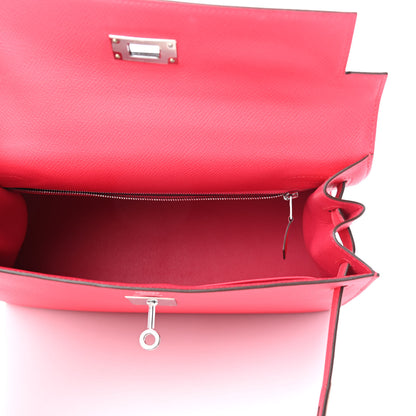 Hermes Epsom Kelly Sellier 28 Rose Extreme 6 of 11