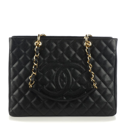 Chanel Caviar Grand Shopping Tote GST Black 1 of 7
