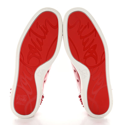 Christian Louboutin Metallic Patent Mens Seavaste 2 Orlato Flat Sneakers 42 Red 5 of 15