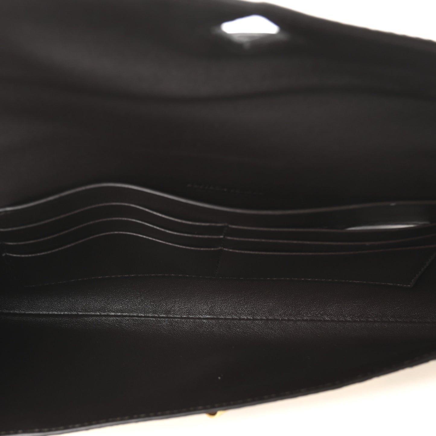 Snakeskin Long Andiamo Top Handle Clutch