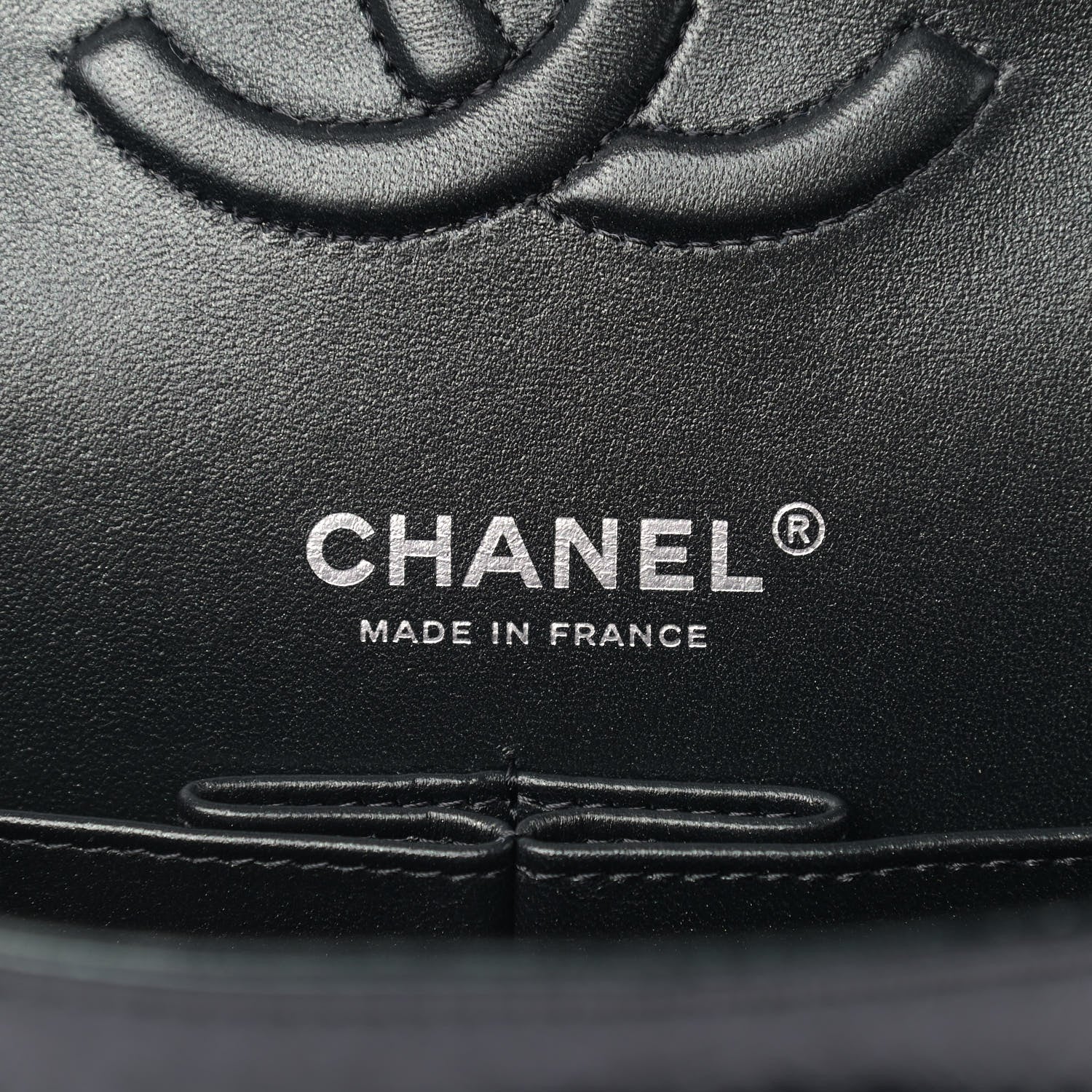 Chanel Iridescent Crumpled Calfskin Quilted Medium Double Flap Black 6 of 9