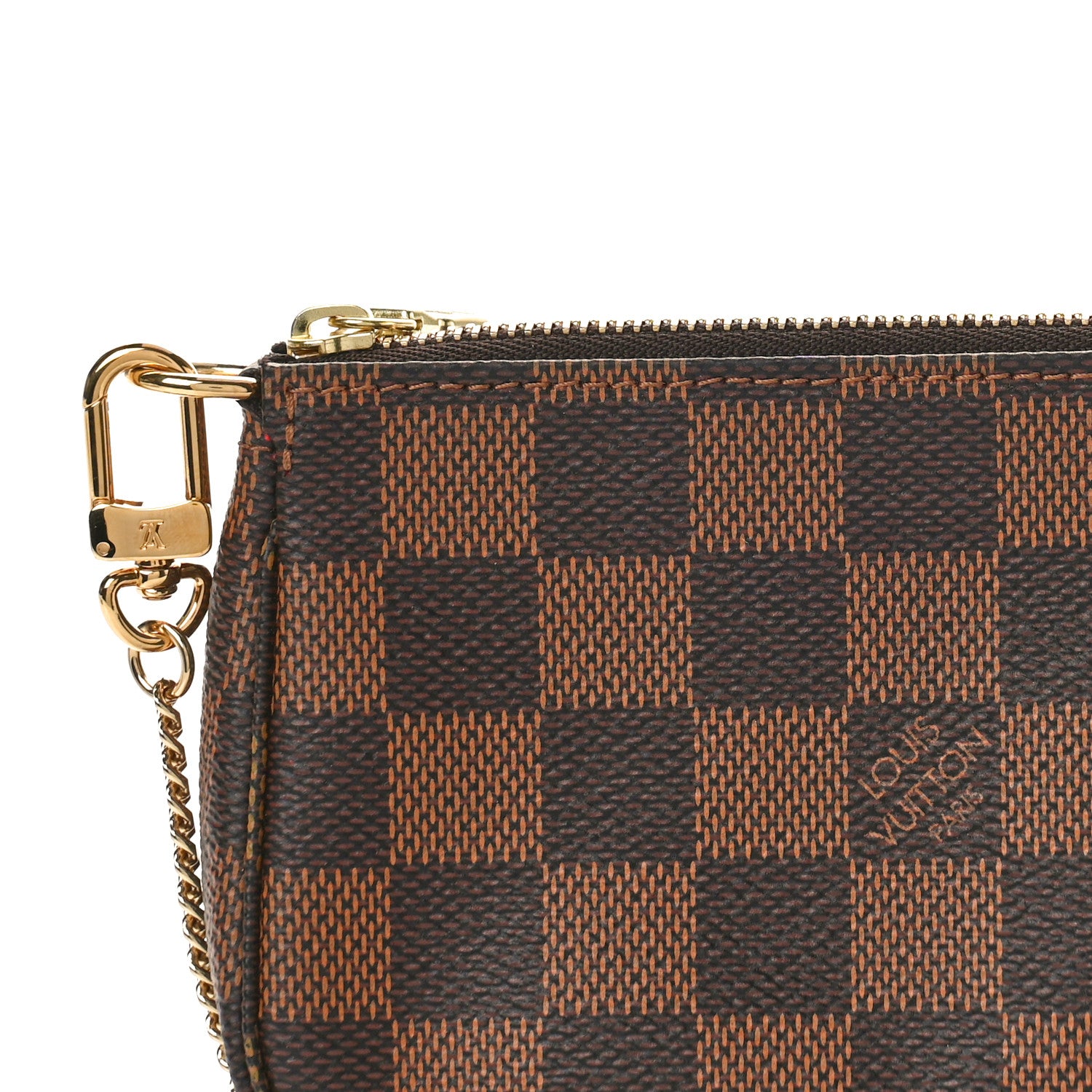 Louis Vuitton Damier Ebene Mini Pochette Accessories 8 of 10