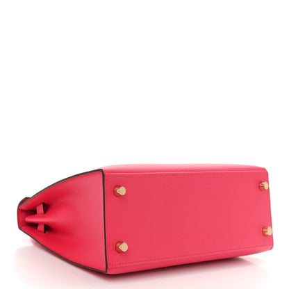 Hermes Epsom Kelly Sellier 25 Rose Extreme 4 of 10