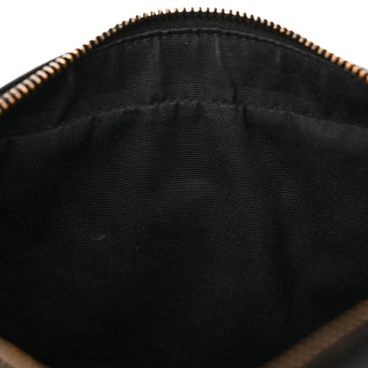 Saint Laurent Calfskin Matelasse Monogram Monochrome Lou Camera Bag Black 12 of 19