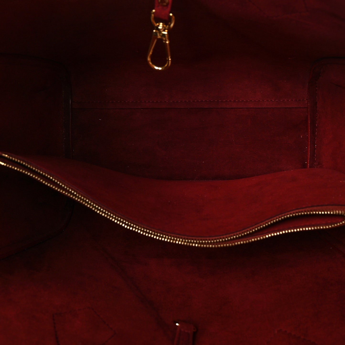 Calfskin Monogram Kimono Tote Cherry