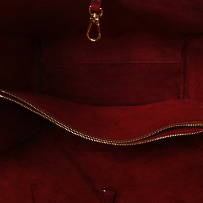 Louis Vuitton Calfskin Monogram Kimono Tote Cherry 5 of 9