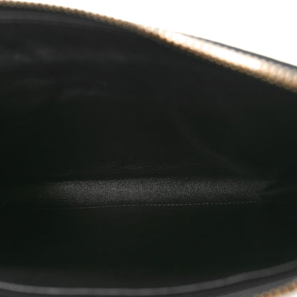 Balenciaga Grained Calfskin Neo Classic Gold Hardware Zip Around Crossbody Black 5 of 10