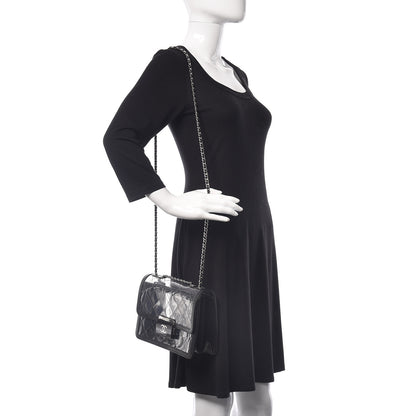 Chanel PVC Lambskin Quilted Beauty Lock Flap Black 2 of 12