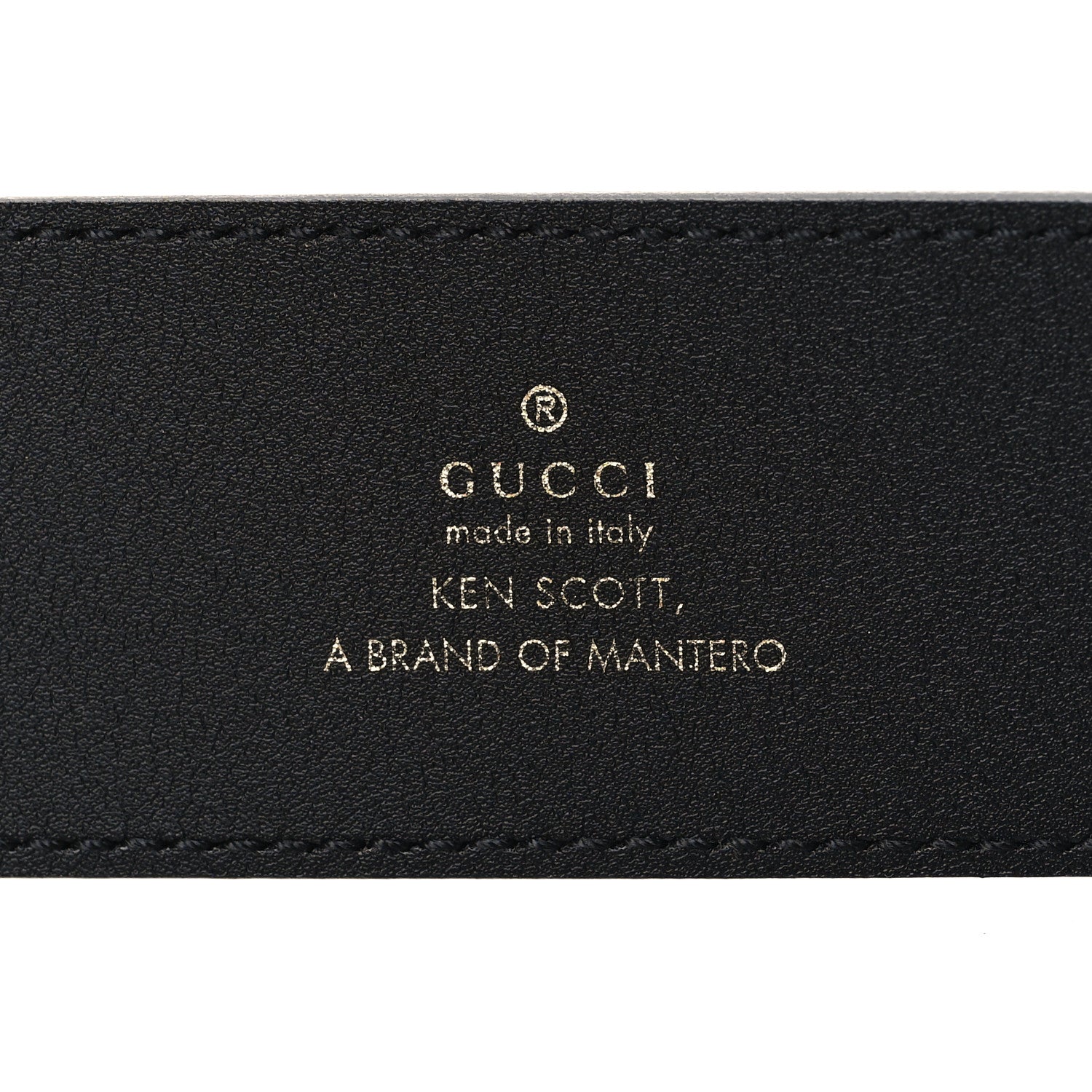 Gucci x Ken Scott Calfskin Double G 40mm Belt 80/32 Black Multicolor 5 of 5