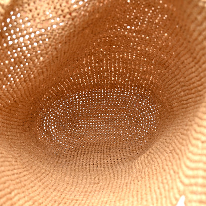 Loewe Raffia Mini Slit Tote Bag Natural Tan 5 of 11
