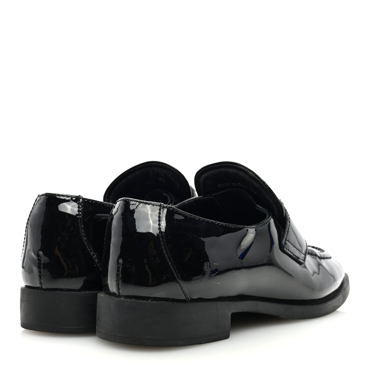 Vernice Triangle Womens Loafers 37 Black