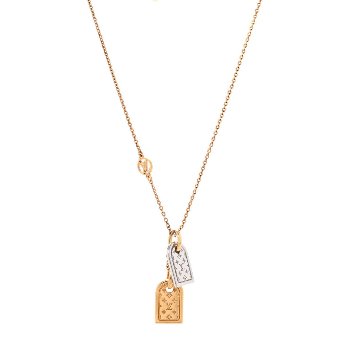Nanogram Name Tag Necklace Gold