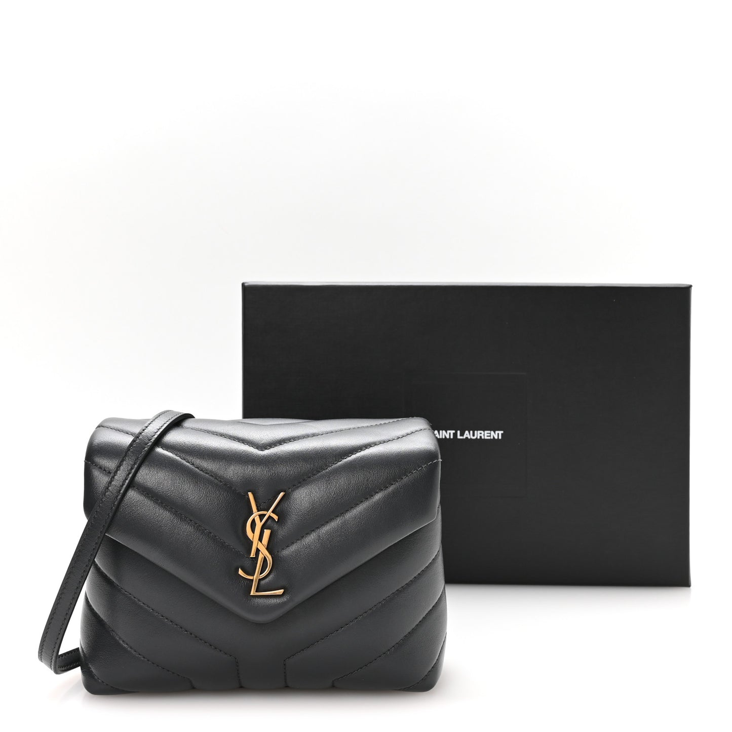 Calfskin Y Quilted Monogram Toy Loulou Crossbody Bag Storm