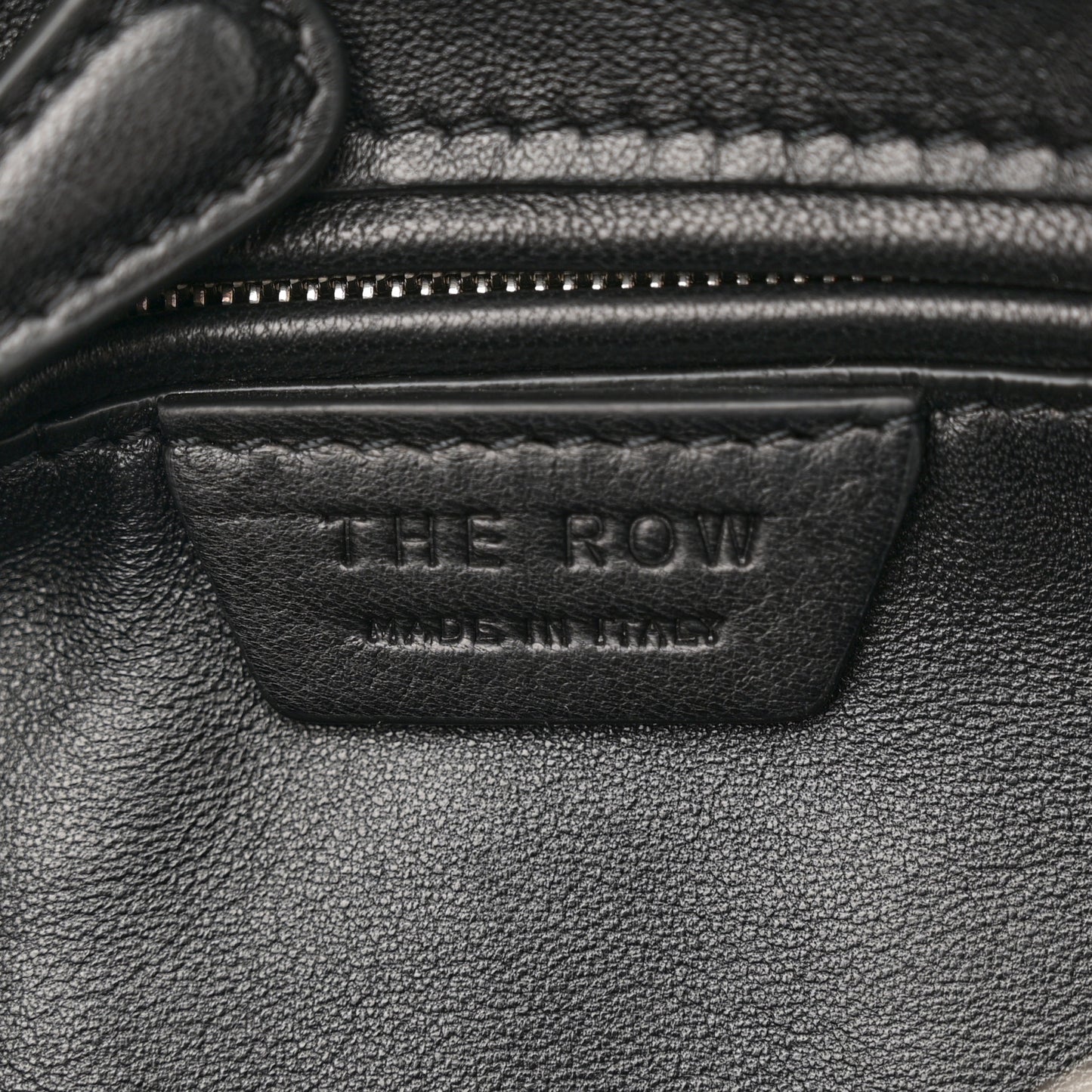 Goatskin XL Bourse Bag Black