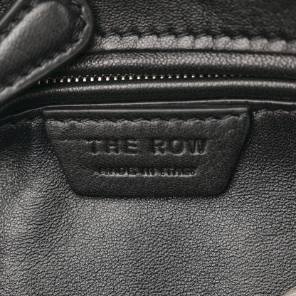 The Row Goatskin XL Bourse Bag Black 6 of 9