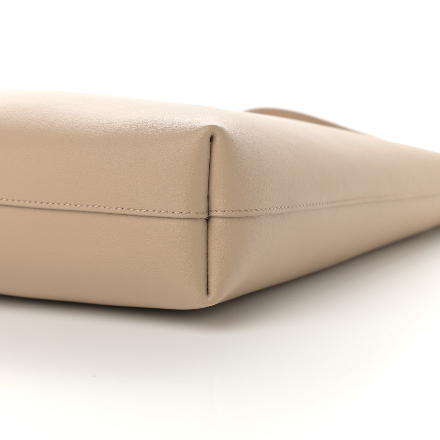 Calfskin Toy Shopping Tote Nude Powder