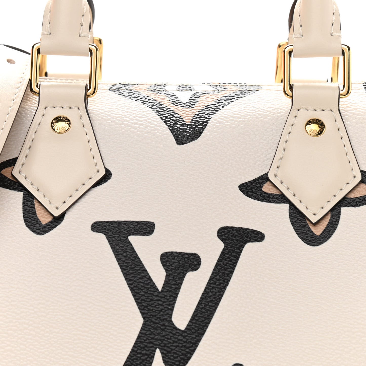 Monogram Giant Wild At Heart Speedy Bandouliere 25 Creme