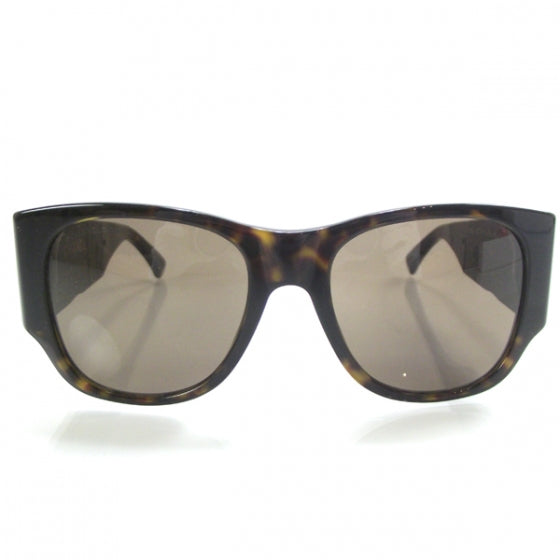 Chanel Tortoise Leather Quilted CC Sunglasses 5202-Q 3 of 9